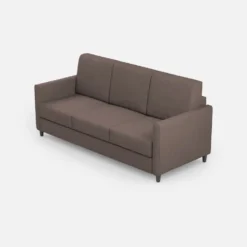 Divano 198x85cm design a tre posti tessuto idrorepellente talpa DI25