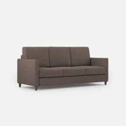 Divano 198x85cm design a tre posti tessuto idrorepellente talpa DI25