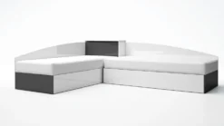 Letti singoli ad angolo in diversi colori LG55