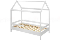 Letto a capanna bambino bianco opaco LP3