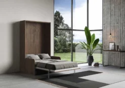 Letto alla francese a scomparsa con divano KNT16