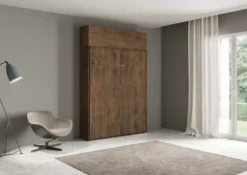Letto alla francese a scomparsa con vasistas KNT11