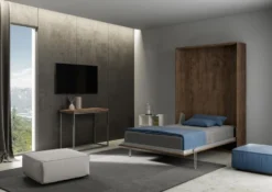 Letto alla francese a scomparsa moderno KNT15