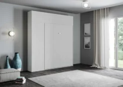 Letto alla francese con pensili a colonna e vasistas KNT9