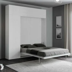 Letto alla francese con pensili a colonna e vasistas KNT9