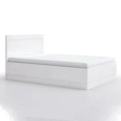 Letto alla francese 140x200 bianco lucido LG59