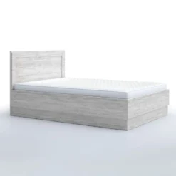 Letto alla francese 140x200 bianco legno LG59