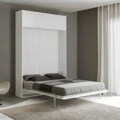 Letto a scomparsa una piazza e mezzo con pensile vasistas KNT3