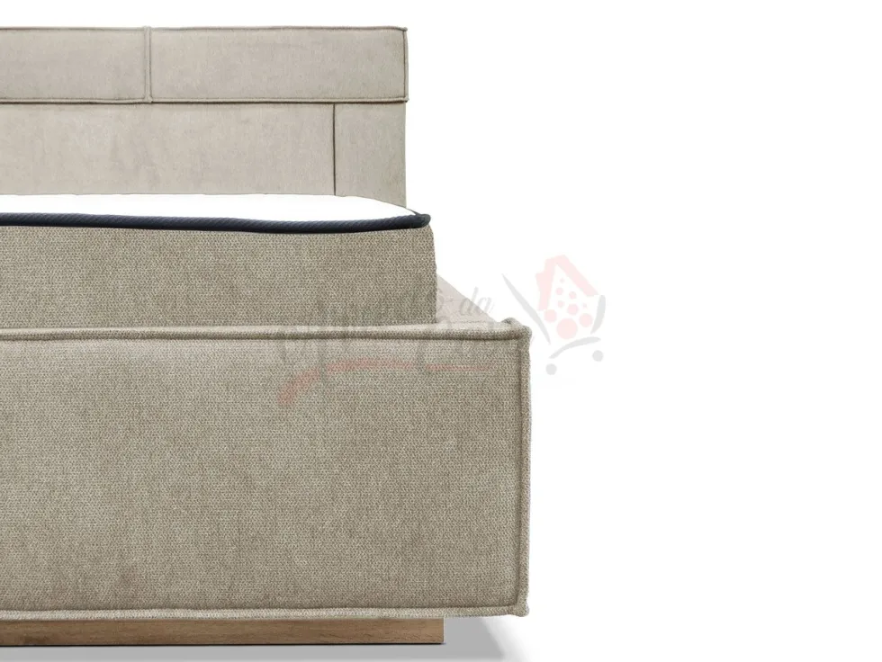 Letto matrimoniale con contenitore in diversi colori 160x200 LI33