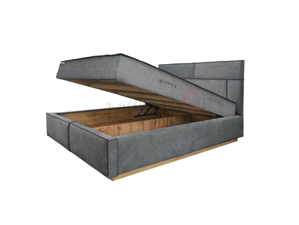 Letto matrimoniale con contenitore in diversi colori 160x200 LI33