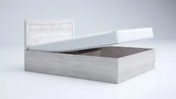 Letto matrimoniale con contenitore LG57