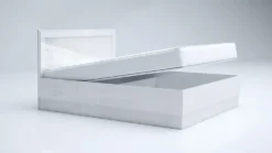 Letto matrimoniale con contenitore LG57