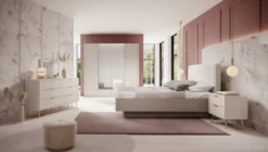 Letto matrimoniale contenitore 160X200cm beige LLK6