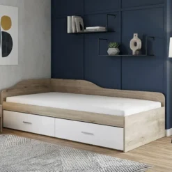 Letto singolo ad angolo contenitore LI25