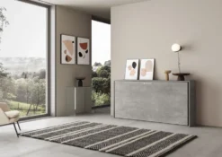 Letto singolo a scomparsa in più colori KNDO2