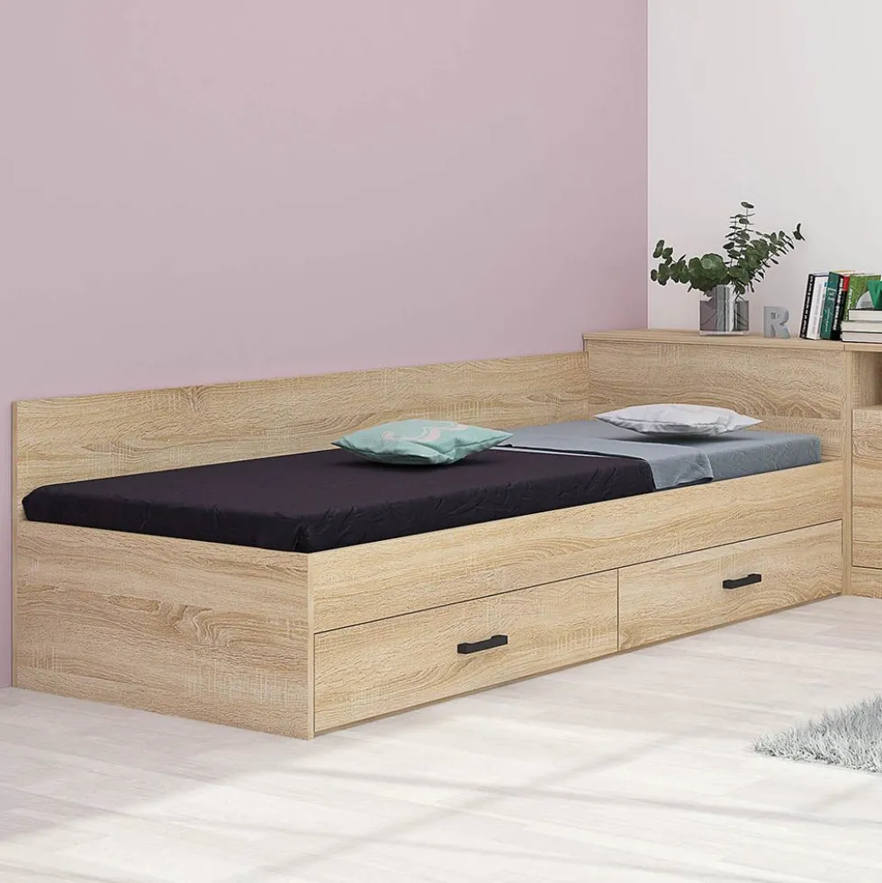 Letto singolo con cassetti LMG1