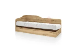 Letto singolo con contenitore ad angolo 82x190 LI 2004