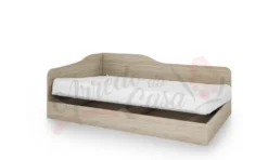 Letto singolo con contenitore ad angolo 82x190 LI 2004