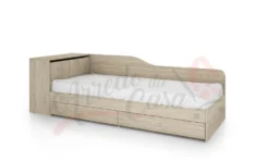 Letto singolo con due cassetti 82x190 LI 2005