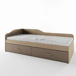 Letto singolo 90x200 con cassetti LI11