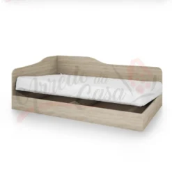 Letto una piazza e mezzo con contenitore LI2009