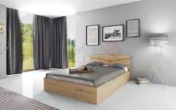 Letto una piazza e mezzo con contenitore LI 2010