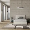 Letto 120x210cm a una piazza e mezza con testiera in similpelle bianco LIT155