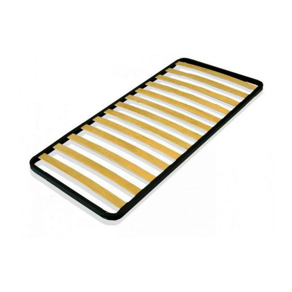 Letto 80x210cm singolo con giroletto imbottito in similpelle bianco LIT33