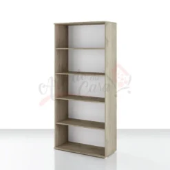 Libreria larga 80 cm rovere chiaro LUI5