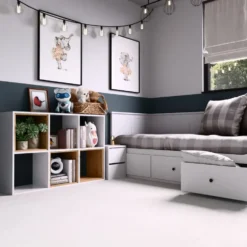 Libreria salvaspazio 110x75 cm bianca LBT14