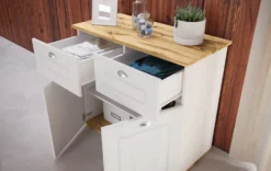 Madia 2 ante bianco e rovere MI7