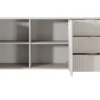 Madia moderna 163x81cm con 2 ante e 3 cassetti beige MALK18