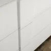 Madia 181x90 moderna per zona giorno con tre cassetti e anta singola bianco lucido ML26