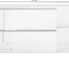 Madia 181x63 versatile moderna per soggiorno con ampi cassetti e anta singola bianco lucido ML29