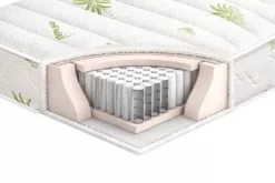 Materasso a molle con tessuto di Aloe Vera alto 20 cm MBG4