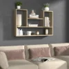 Mensola moderna 100x60 cm rovere chiaro MNT4