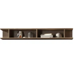 Mensola orizzontale 138x19 cm rovere scuro MML5