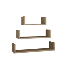 Mensole da parete in diverse misure rovere chiaro MNT2