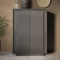 Mobile contenitore a 2 ante 106x171 cm grafite MCL17