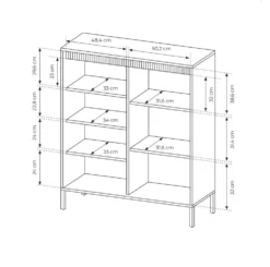 Mobile contenitore 103x123 beige MCLK7