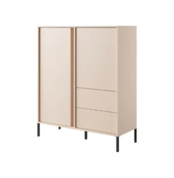 Mobile contenitore 103x123cm con luce LED beige MCLK1
