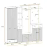 Mobile da ingresso con guardaroba 210x203 IP24