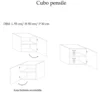 Mobile da ingresso moderno 138x185 cm beige e piombo IL13