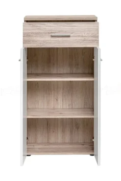 Mobile d'ingresso moderno bianco e quercia IP15
