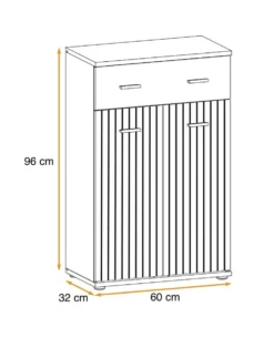 Mobile ingresso moderno con cassetto superiore 60x96 SIP2
