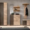 Mobile ingresso moderno rovere e nero 230x202 IP28