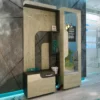 Mobile ingresso rovere naturale e grigio scuro IU25