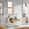 Mobile ingresso sospeso bianco e rovere IP2