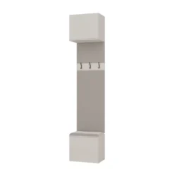 Mobile ingresso 200x238 cm con guardaroba e scarpiera beige cashmere MIT12