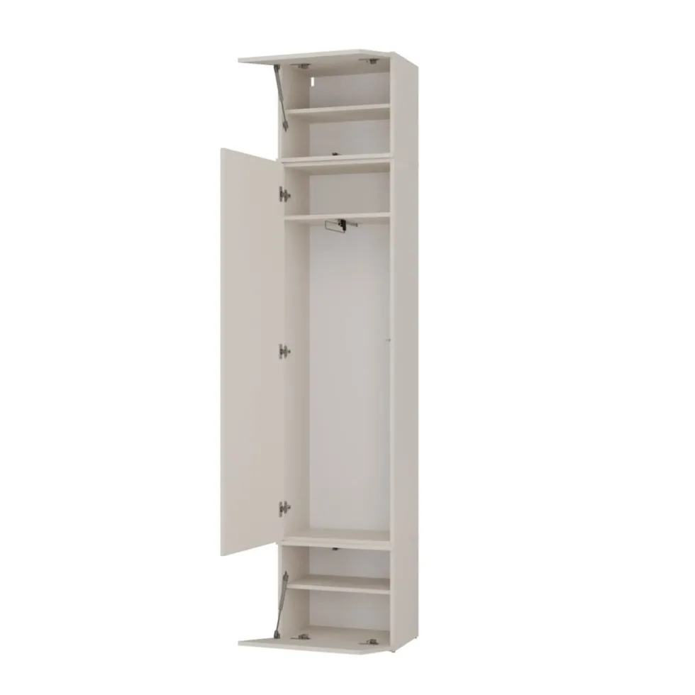 Mobile ingresso 200x238 cm con guardaroba e scarpiera beige cashmere MIT12